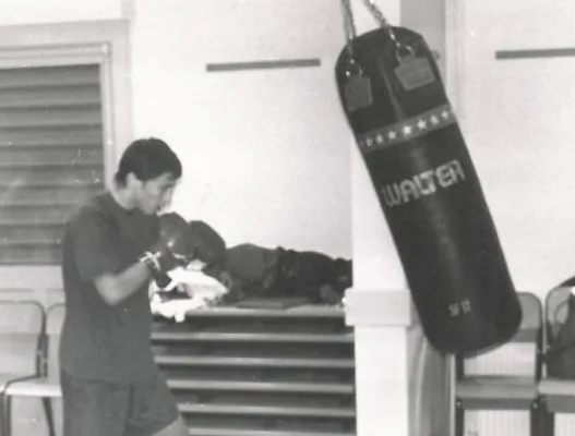 Entraînement au sac de frappe