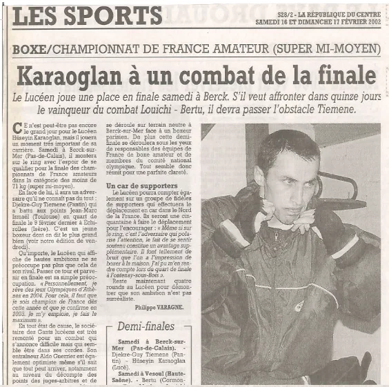 Coupure de presse&nbsp;: Karaoglan à un combat de la finale